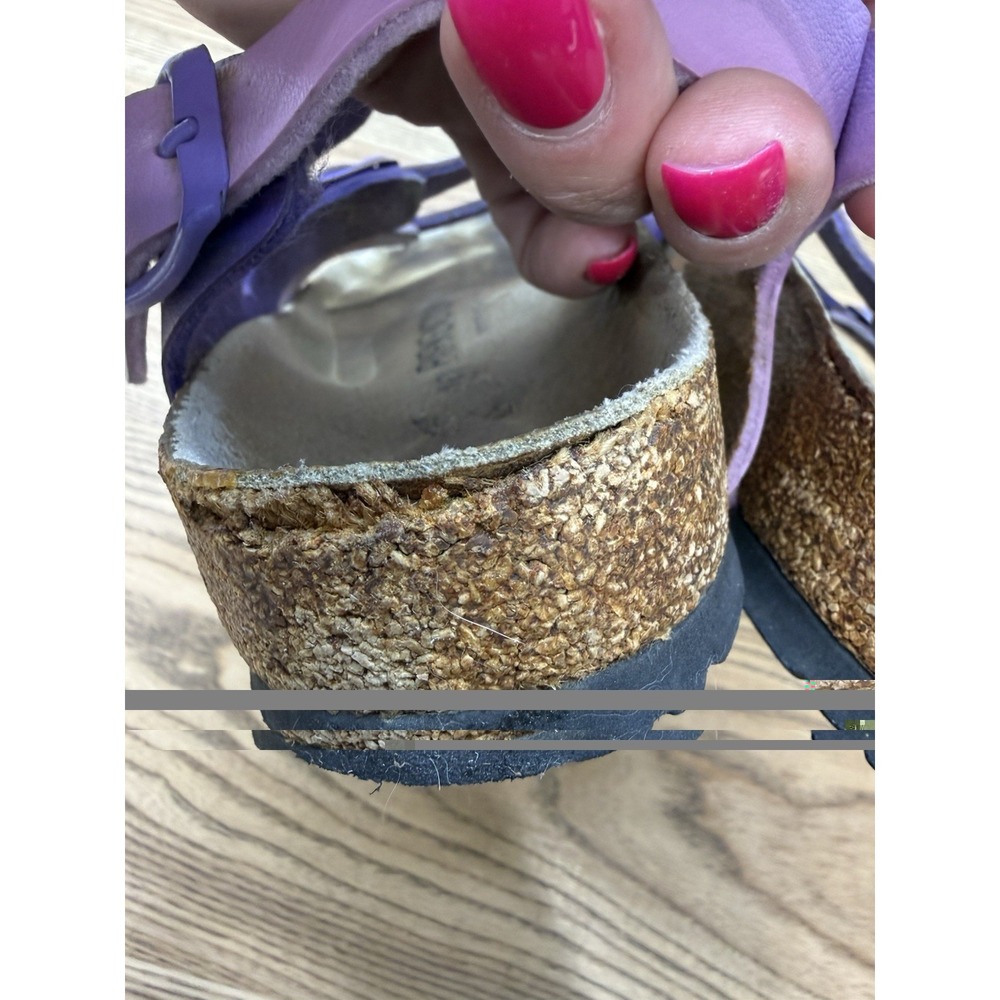 Birkenstock Papillio Florida Purple 3 Strap Back Strap Sandals Women's 9 EU 40 - Picture 10 of 10